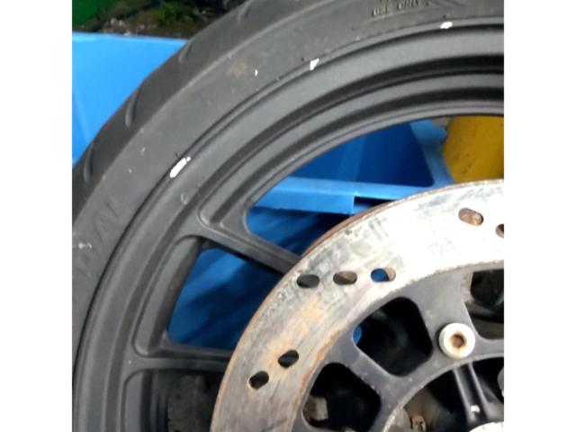 Genuine Suzuki GSX400X
Impulse/GK71E genuine rear wheel