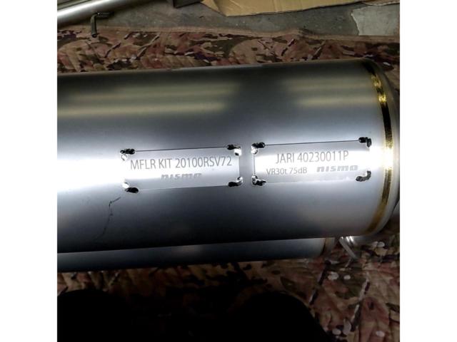 NISMO
Sports titanium muffler
Skyline/V37
400R
Limited
VR30DDTT