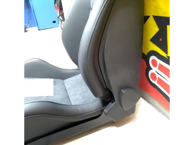 RECARO Sportster CL100H ブラックレザーxグレイアルカンターラ シートヒーター付き ★長期保管未取り付け品♪★