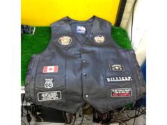 【サイズ:S】USA LEATHER レザーベスト