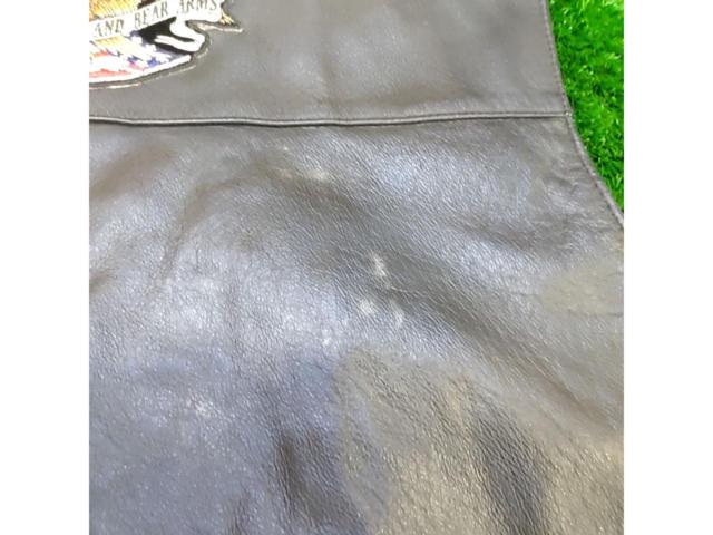 【サイズ:S】USA LEATHER レザーベスト