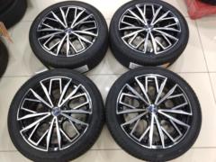 ★新品タイヤ付き♪トヨタ専用ホイール★Lehrmeister BARK L-F FIRST + PIRELLI POWERGY★クラウン・マークX・プリウスα等★
