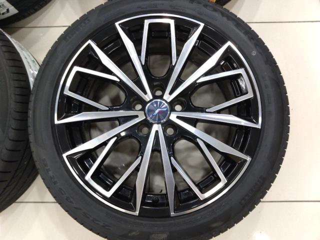 ★新品タイヤ付き♪トヨタ専用ホイール★Lehrmeister BARK L-F FIRST + PIRELLI POWERGY★クラウン・マークX・プリウスα等★