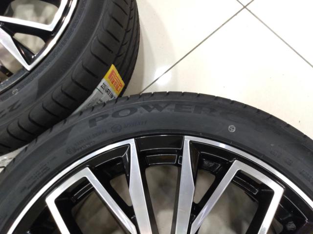 ★新品タイヤ付き♪トヨタ専用ホイール★Lehrmeister BARK L-F FIRST + PIRELLI POWERGY★クラウン・マークX・プリウスα等★