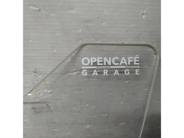 OPENCAFE GARAGE ウィンドブレーカー 蛍光バイオレットエッジ