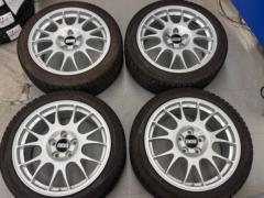 左キーコン TOYOTA 18系クラウン純正オプションBBS(RG394)  + NANKANG(ナンカン) NANKANG ICE ACTIVA AW-1 225/40r18