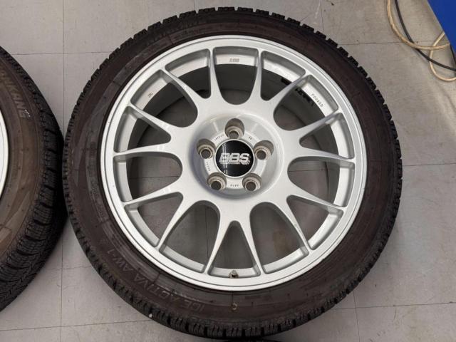 左キーコン TOYOTA 18系クラウン純正オプションBBS(RG394)  + NANKANG(ナンカン) NANKANG ICE ACTIVA AW-1 225/40r18