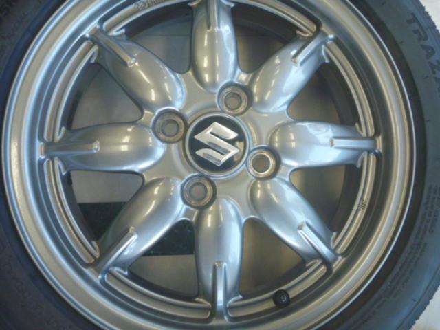 スズキ純正(SUZUKI)  SUZUKI アルト【HA36】純正ホイール + TRAZANO TRITON T-118