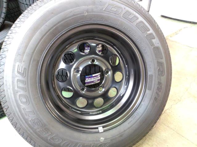 SUZUKI ジムニーノマド/シエラ純正スチールホイール + BRIDGESTONE DUELER H/L