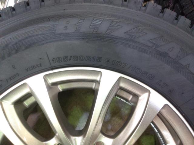 weds ADVENTURE PRODITA HC+  BRIDGESTONE(ブリヂストン) BLIZZAK VL10 195/80R15