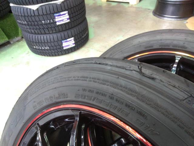 HOT STUFF(ホットスタッフ)G-SPEED P-05R+DUNLOP DIREZZA ZⅢ
