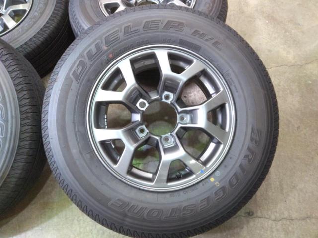 スズキ純正ジムニーノマド純正アルミホイール+BRIDGESTONE DUELER H/L