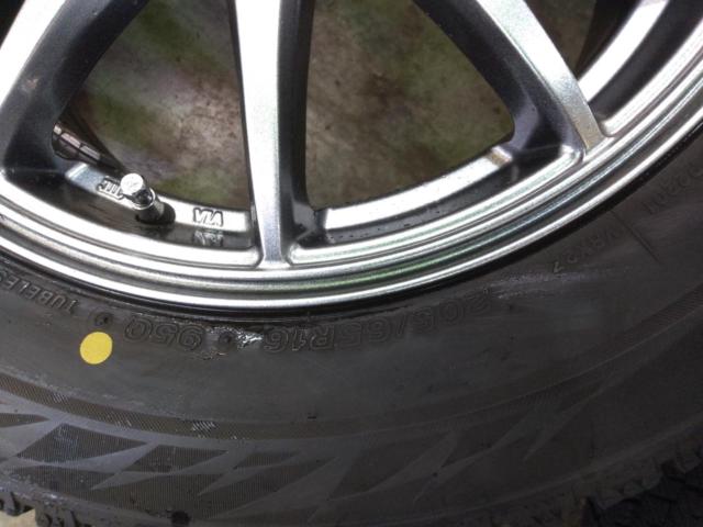 YellowHat SPORT ABLIA スポークホイール+BRIDGESTONE BLIZZAK VRX2