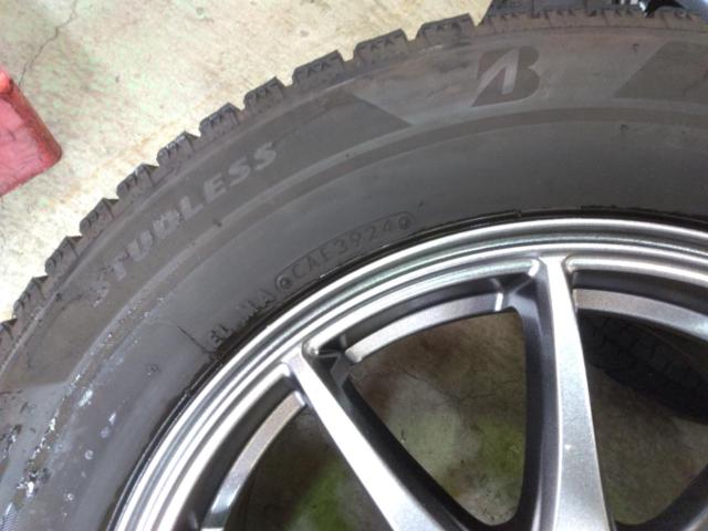 YellowHat SPORT ABLIA スポークホイール+BRIDGESTONE BLIZZAK VRX2