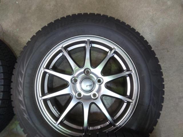 YellowHat SPORT ABLIA スポークホイール+BRIDGESTONE BLIZZAK VRX2