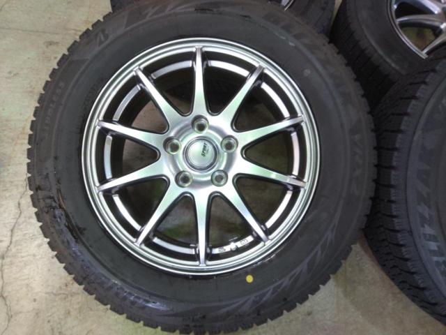 YellowHat SPORT ABLIA スポークホイール+BRIDGESTONE BLIZZAK VRX2