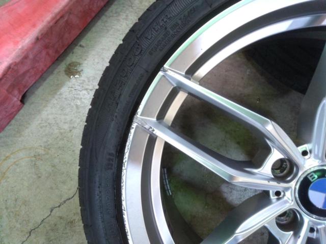 2シリーズなどに♪ LuxuryWheels Sharp Blade スポークホイール + ZEETEX HP2000 vfm