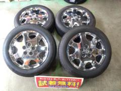 【エスティマ流用に!!!】 TOYOTA 30系セルシオ前期純正オプションユーロメッキホイール + APTANY  RU101