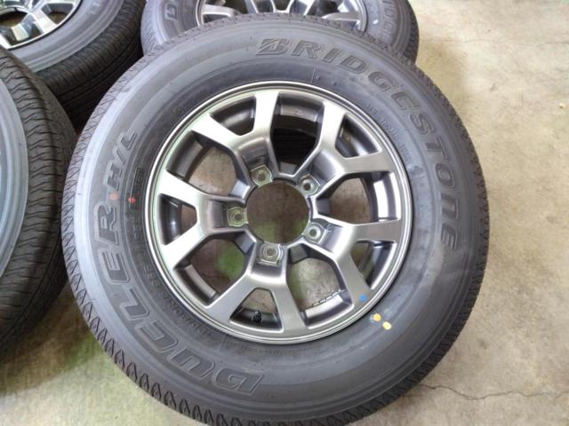 SUZUKI ジムニーノマド/シエラ純正アルミホイール + BRIDGESTONE DUELER H/L