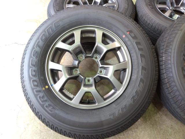 SUZUKI ジムニーノマド/シエラ純正アルミホイール + BRIDGESTONE DUELER H/L