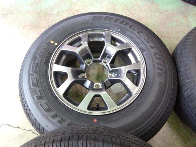 SUZUKI ジムニーノマド/シエラ純正アルミホイール + BRIDGESTONE DUELER H/L