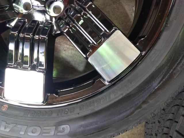 MITSUBISHI デリカD5 Pグレード純正アルミホイール+YOKOHAMA GEOLANDAR SUV G055