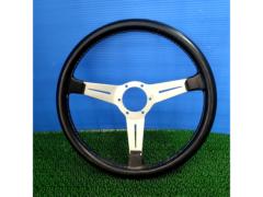 360mm NARDI
classic
Black Leather &amp; Silver spoke