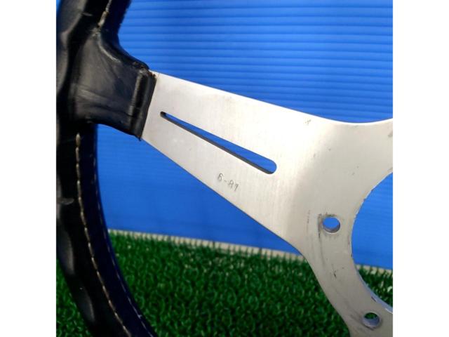360mm NARDI
classic
Black Leather &amp; Silver spoke