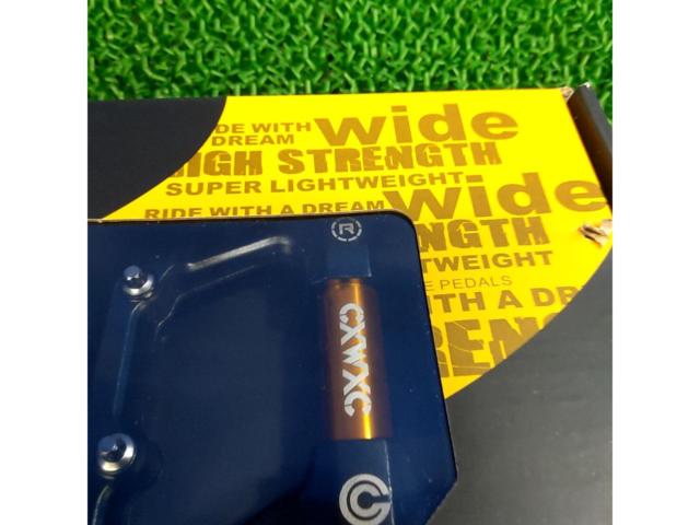 【サイクルズ】CXWXC CX-930 ゴールド MTB バイクペダル