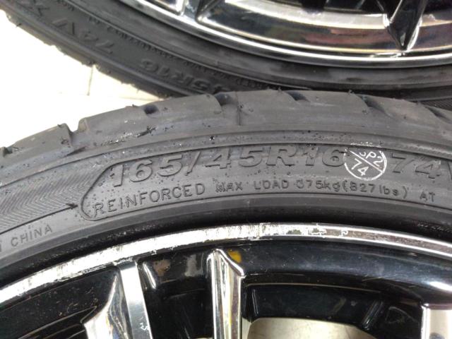 【未使用タイヤ付き】weds LEONIS WX + KENDA KR20