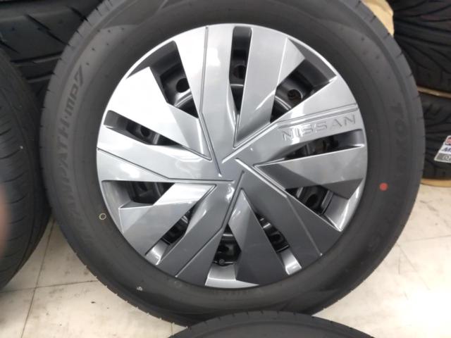 日産純正 C28セレナ純正スチールホイール + TOYO TRANPATH mp7