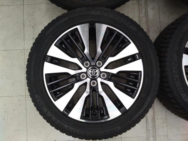 TOYOTA 30系/アルファード SCパッケージ 後期純正切削光輝ホイール + DUNLOP ALL SEASONMAXX AS1