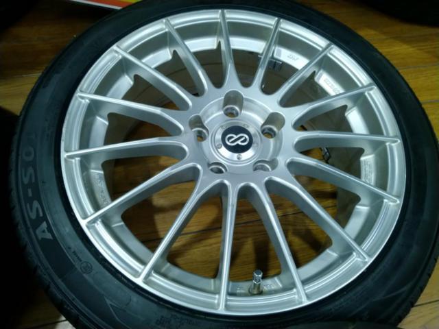 ENKEI(エンケイ) Racing(レーシング) RS05  + SHIBATIRE(シバタイヤ) R23 2本+ARROWSPEED AS-S01 2本