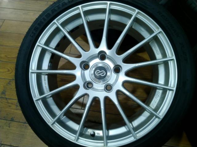 ENKEI(エンケイ) Racing(レーシング) RS05  + SHIBATIRE(シバタイヤ) R23 2本+ARROWSPEED AS-S01 2本