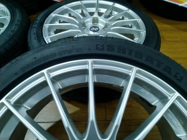 ENKEI(エンケイ) Racing(レーシング) RS05  + SHIBATIRE(シバタイヤ) R23 2本+ARROWSPEED AS-S01 2本