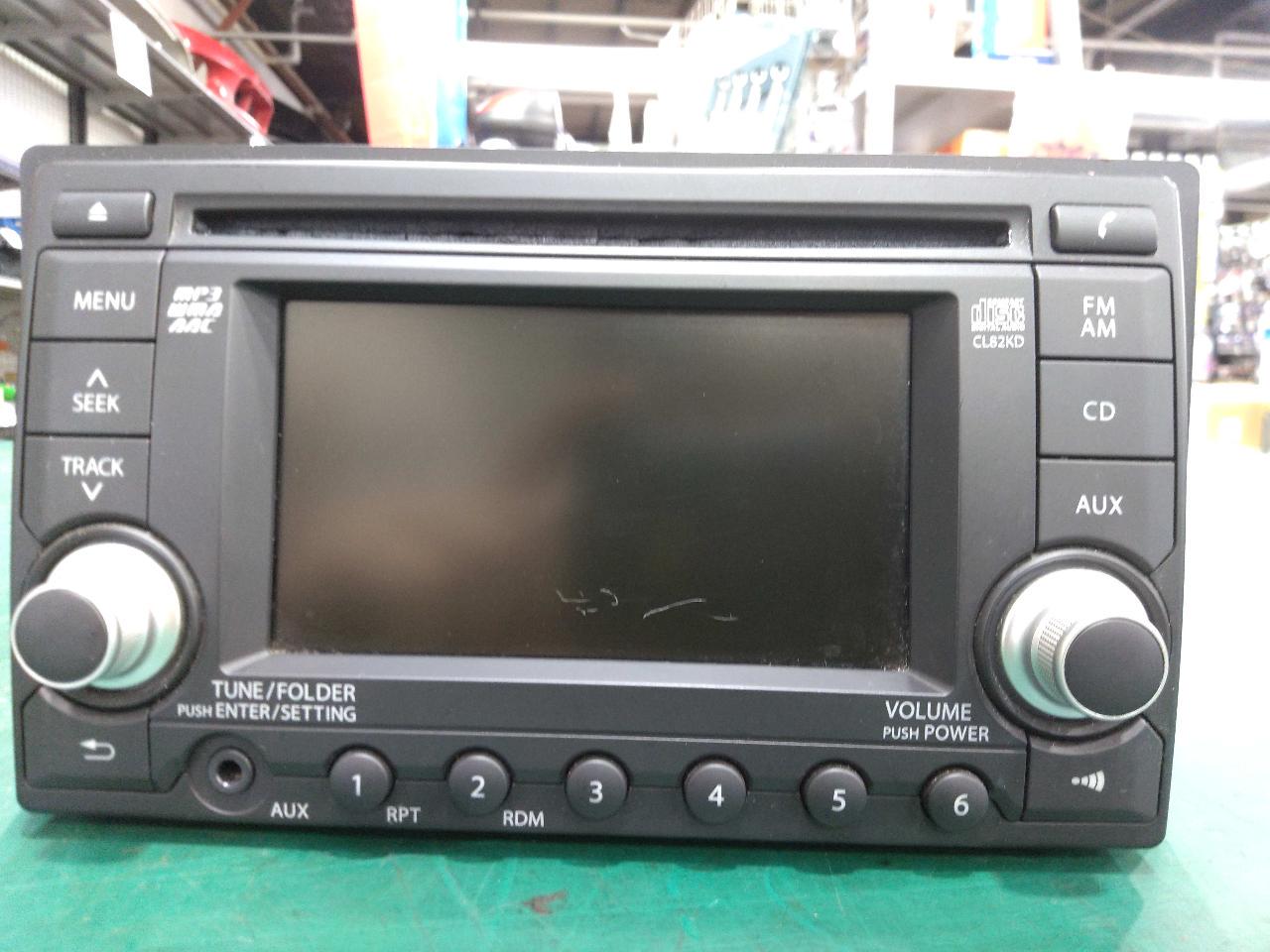 スズキ純正 クラリオン製2DIN CDチューナーヘッドデッキ PS-3285Q-C