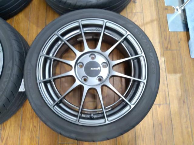 ★試着無料♪★ENKEI(エンケイ)Racing Revolution NT03RR + YOKOHAMA ADVAN FLEVA 【スイフトスポーツに♪】