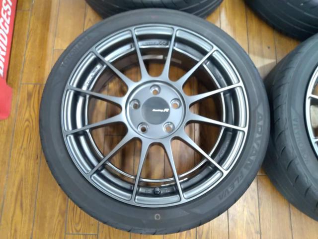 ★試着無料♪★ENKEI(エンケイ)Racing Revolution NT03RR + YOKOHAMA ADVAN FLEVA 【スイフトスポーツに♪】