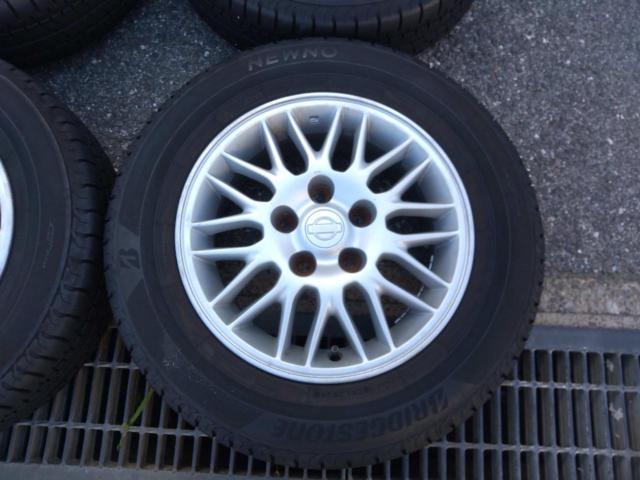 ★試着無料♪★日産純正(NISSAN)  シルビア S15 純正アルミホイール  + BRIDGESTONE(ブリヂストン) NEWNO 【セレナ 流用サイズ♪】
