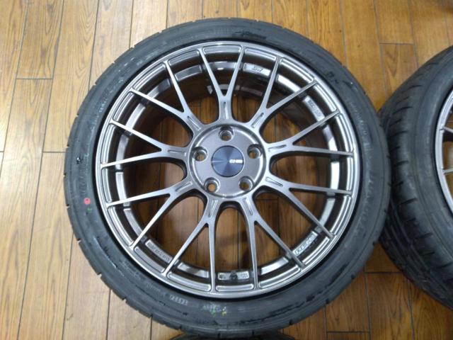 ENKEI(エンケイ) PerformanceLine PFM1  + DUNLOP(ダンロップ) DIREZZA DZ102 【RX-8/アルテッツァ/レヴォーグ/スカイラインなど】