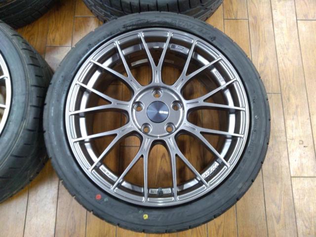 ENKEI(エンケイ) PerformanceLine PFM1  + DUNLOP(ダンロップ) DIREZZA DZ102 【RX-8/アルテッツァ/レヴォーグ/スカイラインなど】