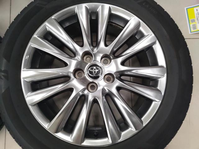 TOYOTA 60系ハリアープレミアムグレード 純正ホイール + BRIDGESTONE ALENZA LX100