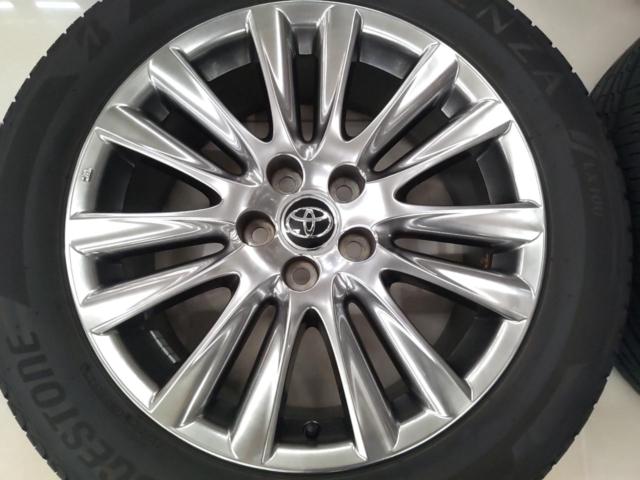 TOYOTA 60系ハリアープレミアムグレード 純正ホイール + BRIDGESTONE ALENZA LX100