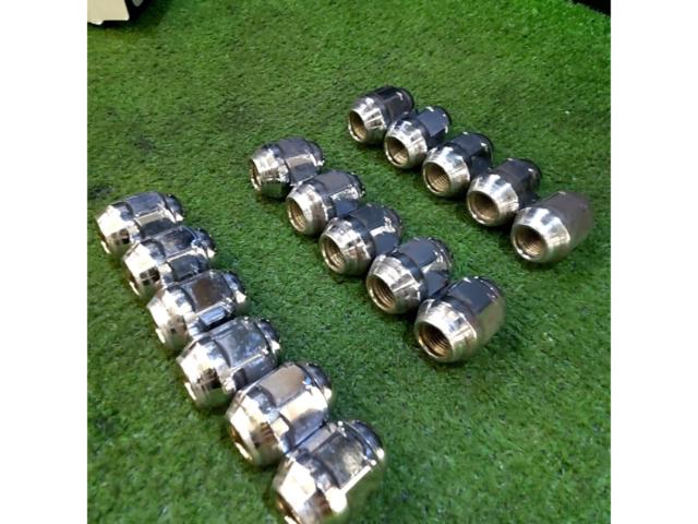 【M12xP1.25/21HEX】ニッサン車用テーパー座ナット 16個
