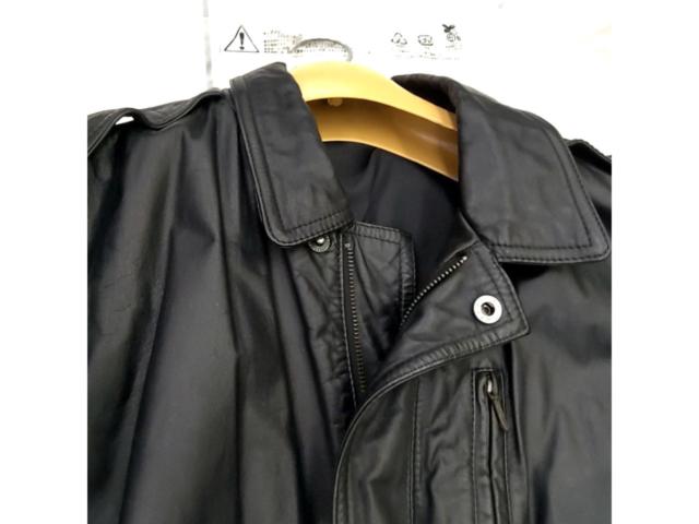 【サイズ:M】メーカー不明 レザージャケット