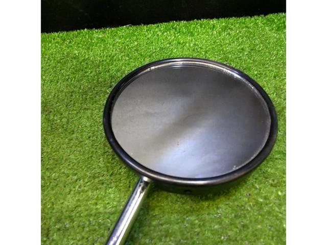 【M10/正ネジ】メーカー不明 汎用丸型ミラー 左右セット