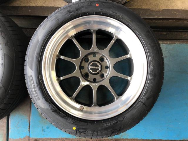 RAYS GRAM LIGHTS 57V + PIRELLI POWERGY 195/55R15