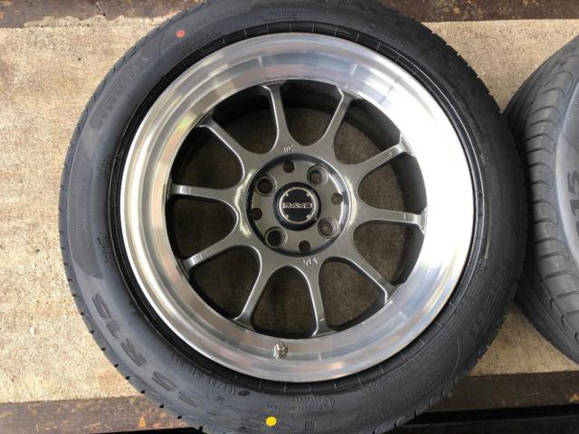 RAYS GRAM LIGHTS 57V + PIRELLI POWERGY 195/55R15