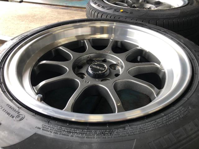 RAYS GRAM LIGHTS 57V + PIRELLI POWERGY 195/55R15