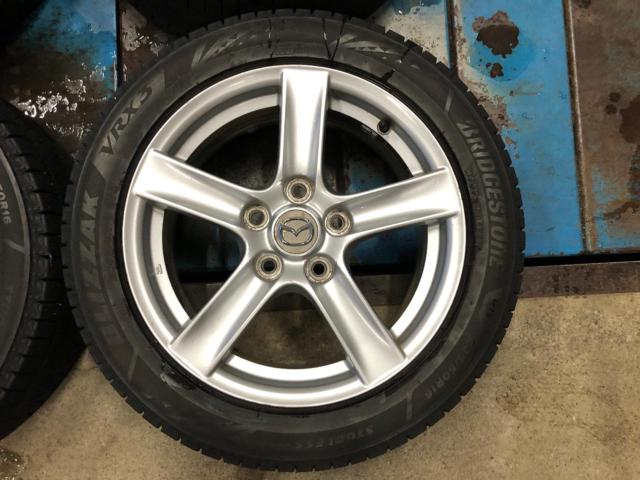 MAZDA NCロードスター 純正ホイール  + BRIDGESTONE BLIZZAK VRX3 205/50R16